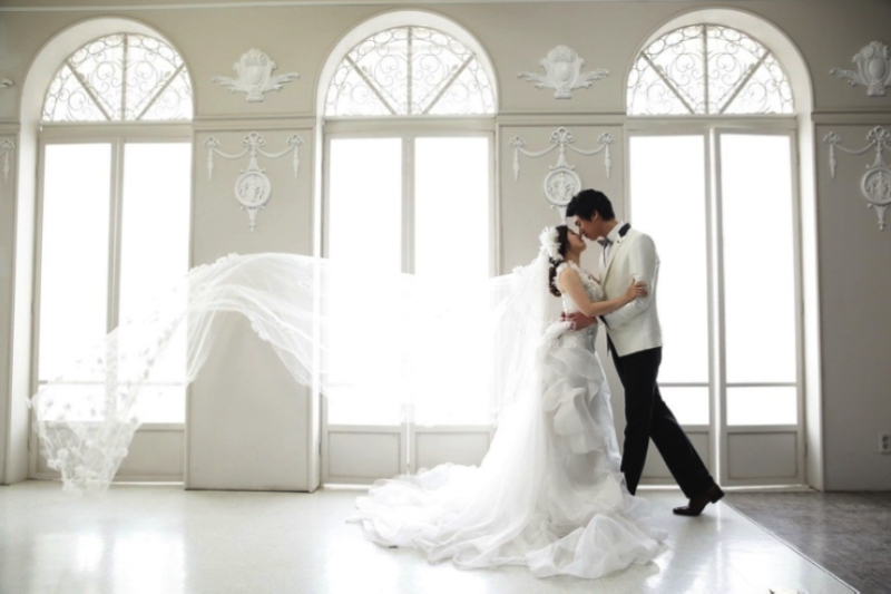 ただいま撮影中 身長差40 の美男美女カップル Ciel Studio 韓国フォトウェディング情報館