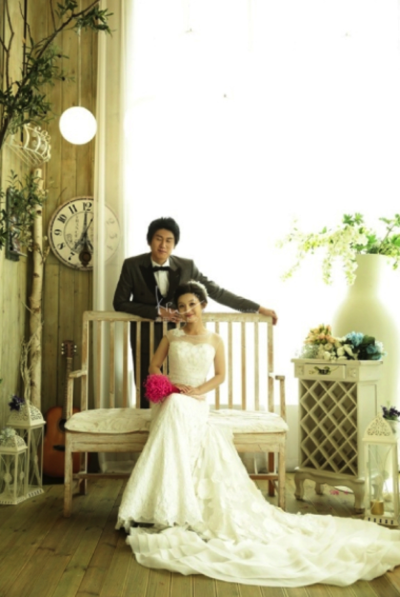 ただいま撮影中 身長差40 の美男美女カップル Ciel Studio 韓国フォトウェディング情報館