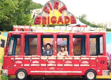 【撮影レポート】撮影当日にあいにくの雨模様！！野外撮影はどうなるの？！遊園地で韓国前撮り撮影♡(YongmaLand Studio)