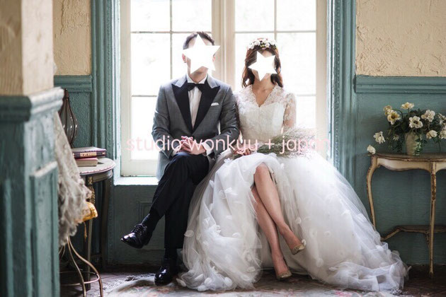 ただいま撮影中 お隣にはあの有名人 芸能人も利用するメイクショップで素敵に変身 Masterpiece Lux 韓国フォトウェディング情報館