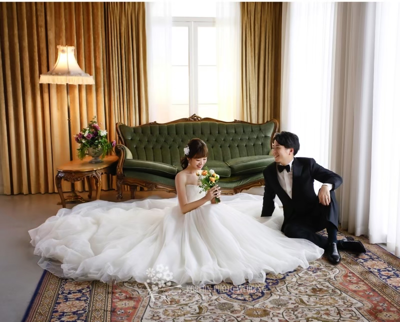 撮影レポート 韓国の寒さも吹き飛ばすとってもキュートな笑顔の新郎新婦でした St Jungwoo 韓国フォトウェディング情報館