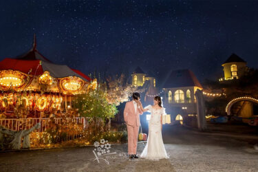 撮影レポート｜唯一無二のロケーション！遊園地で叶える特別な前撮り｜Yongma Land Studio