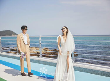 ビーチ撮影特集 ②｜釜山の海で撮るウェディングフォト｜新郎新婦様のリアル写真紹介