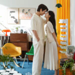 新郎新婦　前撮り　家