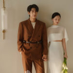 スリムドレス　新郎貧富