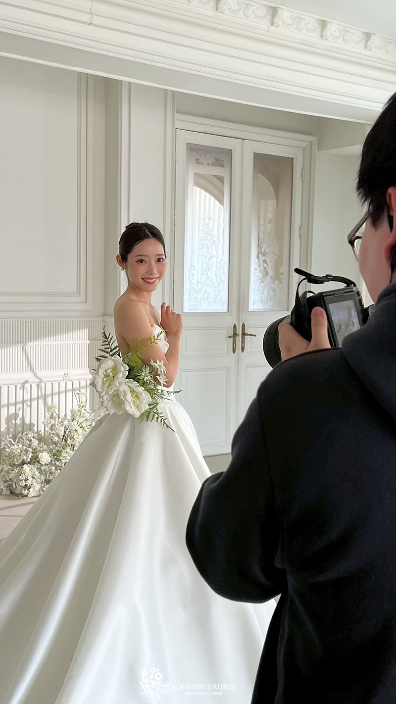 結婚式の代わりにガウルスタジオでアンティークな韓国前撮り